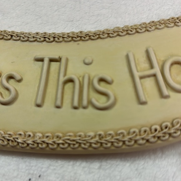 Collections Etc. Wall Decor “God Bless This House” Banner Style Resin Wall Art - Picture 8 of 12